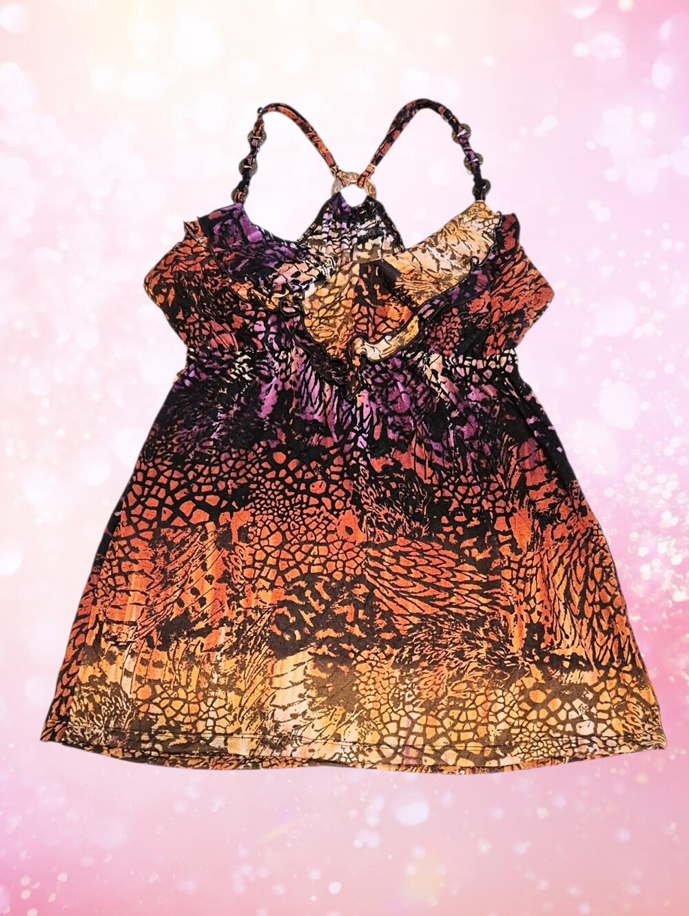 No Boundaries Y2K Style Flowy Tank Top